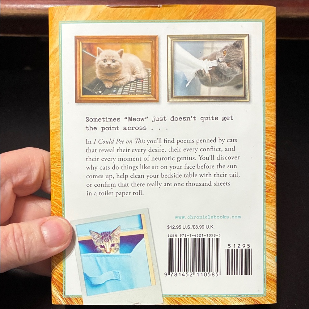 Chronicle Books - Cat Poetry with Orange and White Cover - Picture 7 of 7